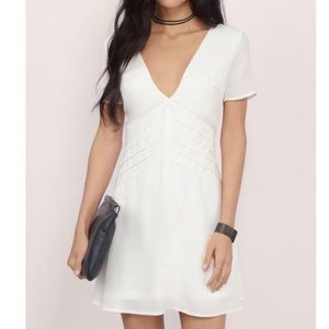 Tobi cream skate dress NWT